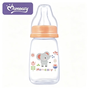 Momeasy - Paquete de 3 <span class=keywords><strong>Biberones</strong></span> de PP de Cuello Estándar de 120 ml, Libres de BPA, Anti-Cólicos, Termoencogibles, para Recién Nacidos - Product Image 2