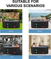 Baignoire de récupération gonflable pour bain froid extérieur, baignoire à glace pour athlètes, baignoire à glace gonflable pour la thérapie sportive en salle de sport