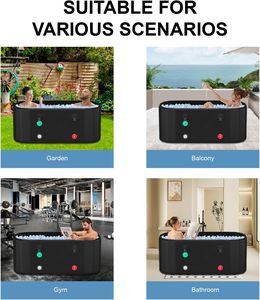 Bañera Inflable para Terapia de Frío al Aire Libre, Bañera de Hielo para Deportistas, Bañera Inflable de Hielo para Gimnasio y Terapia Deportiva - Product Image 6