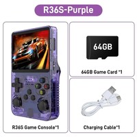 Nkiwi R36S Portable rétro Open Source Linux système Console de jeu vidéo portable 64GB/128GB IPS 20000 + jeux Pocket Gameboy