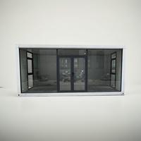Maison préfabriquée moderne bon marché, maison préfabriquée pliable de 3 chambres à coucher, petite maison préfabriquée facile à assembler