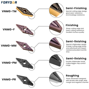 Sisipan Pemotong CNC OEM Pabrik, Pisau Sisipan Bubut untuk Mesin Bubut, WNMG Berkualitas dengan Lapisan PVD, Sisipan Karbida Tungsten - Product Image 6