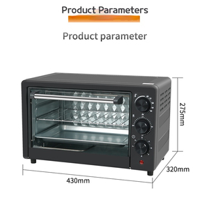 Freidora de aire de doble tanque de gran capacidad de 25L, control de botón táctil, control digital, pantalla led, horno tostador de pizza - Product Image 4