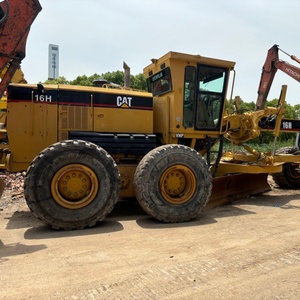 รถขุด CAT 16H ปี 2020 สีเหลือง อุปกรณ์ก่อสร้างระบบไฮดรอลิก มือสอง พร้อมยางสำหรับใช้งานนอกถนน เครื่องยนต์ PLC เกียร์บ็อกซ์ - Product Image 5