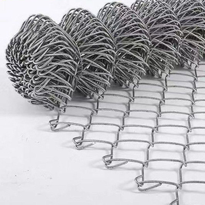 Hot Dipped Galvanized Diamond Wire Mesh Sport Field Fence <strong>Netting</strong> Bwg 16 <strong>Chain</strong> Link Fence Roll - Product Image 6