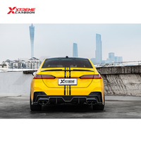 Difusor Trasero de Fibra de Carbono XTREME con Tubo de Escape para BMW Serie 5 G60 G61 520i 530i 540i 2023-2027
