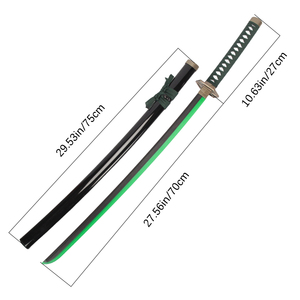 Vente en gros de Bleach Sousuke Aizen Samurai Cosplay Armes Props Lumière Katana Jouets Épées Lumineuses Légères Pour Enfants Enfants - Product Image 5