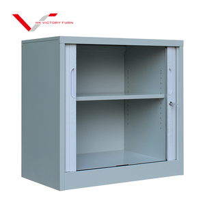 Armoire à portes battantes à 2 roulettes, grand espace de rangement, armoire à dossiers en acier, armoire de bureau en promotion - Product Image 2