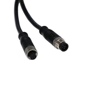 4-жильный водонепроницаемый разъем для электромобиля, жгут проводов M8, 4-контактный ПВХ для автомобилей, с металлической гайкой - Product Image 5