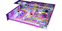 Parc d'aventure interactif Mario pour enfants, design personnalisé, coloré, directement de l'usine, jeux interactifs pour enfants, aire de jeux intérieure pour enfants