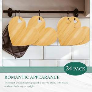 Assiette à Fromage en Bambou Style Maison Japonaise en Forme <span class=keywords><strong>de</strong></span> Coeur Longue Assiette à Bonbons en Bois pour Hôtel Restaurant Service à Thé Mignon - Product Image 2