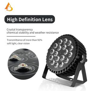 Luces LED para Escenario, 18 Piezas, 4 en 1, RGBW, 18x12w, Luz Plana para Discoteca y DJ - Product Image 4