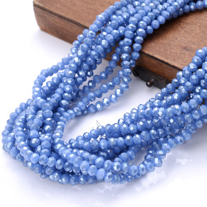 JC vente en gros de <span class=keywords><strong>perles</strong></span> rondelle en cristal <span class=keywords><strong>perles</strong></span> de verre couleur AB 4mm pour la fabrication de bijoux <span class=keywords><strong>perles</strong></span> de cristal chaîne - Product Image 4