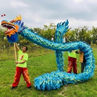 Danse du dragon chinois Équipement de danse du dragon personnalisé Célébration folklorique traditionnelle chinoise