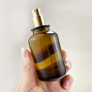 Parfümflaschen aus Glas Großhandel Braune Sprühflasche Runde Vintage-Parfümflasche mit Box 30ml 50ml 100ml - Product Image 5