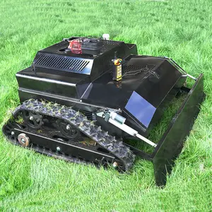En iyi elektrikli çim biçme makinesi 60 derece Dike çok fonksiyonlu akıllı uzaktan kumandalı Robot çim biçme makinesi