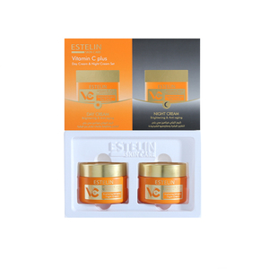 ESTELIN Ensemble crème <span class=keywords><strong>de</strong></span> <span class=keywords><strong>jour</strong></span> <span class=keywords><strong>et</strong></span> crème <span class=keywords><strong>de</strong></span> nuit éclaircissante anti-âge à la niacinamide <span class=keywords><strong>et</strong></span> à l'<span class=keywords><strong>acide</strong></span> <span class=keywords><strong>hyaluronique</strong></span> <span class=keywords><strong>et</strong></span> à la <span class=keywords><strong>vitamine</strong></span> <span class=keywords><strong>C</strong></span> - Product Image 2