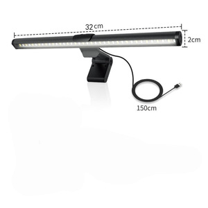 USB Powered hiện đại <span class=keywords><strong>LED</strong></span> nhiệm vụ Đèn Dimmable mắt-chăm sóc e-đọc bàn đèn Nhôm Cơ thể cảm ứng văn phòng máy tính màn hình chiếu sáng - Product Image 1