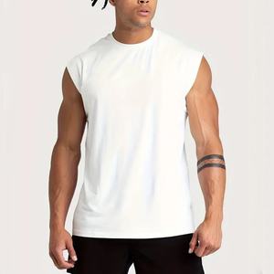 เสื้อกล้ามออกกำลังกายผู้ชายแบบรัดรูปสำหรับวิ่งและฟิตเนส  ขนาดใหญ่พิเศษ  รับสกรีนโลโก้ตามแบบ - Product Image 1