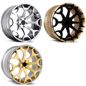 Mâm xe hợp kim mạ crôm kiểu sâu lòng, kích thước 2025, 2 chiếc, 14 15 <span class=keywords><strong>16</strong></span> 17 18 19 inch, lỗ bắt ốc 4x100/114.3, 5x112/120 - Product Image 4