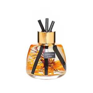 ขวดแก้วกระจายกลิ่นทรงกลมขนาด100มล. จุกสีทองใสใสน่ารัก - Product Image 5