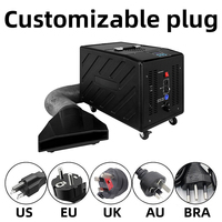 Mini machine fumée basse 2000W base d'eau pour spectacle mariage et discothèque Machine fumée basse DMX 1500W avec télécommande