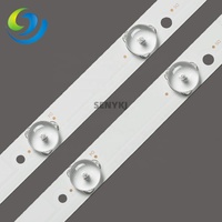 Usine en gros bande de rétroéclairage TV universelle 40 pouces 12LED 3V 780MM bande de rétroéclairage TV LED
