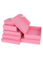 Boîtes d'expédition en carton ondulé mat coloré sur mesure en gros 15x10x5 pour l'e-commerce