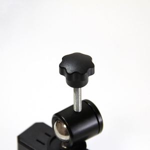 Poignée et bouton en plastique noir de 25 mm pour machine-outil avec design contemporain - Product Image 5