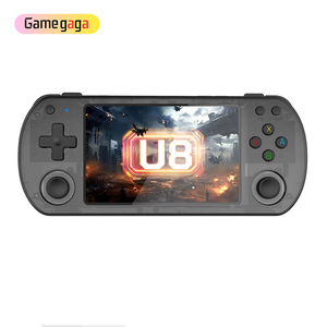 เครื่องเล่นเกมพกพา U8 หน้าจอ 4 นิ้ว คอนโซลเกมย้อนยุคสำหรับครอบครัว ระบบโอเพ่นซอร์ส หน่วยความจำ 64GB มีเกมมากกว่า 15000 เกม สำหรับ PSP - Product Image 2