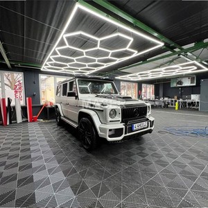 Kit <span class=keywords><strong>de</strong></span> 15 rejillas <span class=keywords><strong>de</strong></span> fábrica para tienda <span class=keywords><strong>de</strong></span> coches, luces LED <span class=keywords><strong>de</strong></span> techo para garaje, <span class=keywords><strong>faros</strong></span> hexagonales que detallan el diseño <span class=keywords><strong>de</strong></span> panal <span class=keywords><strong>de</strong></span> aluminio para <span class=keywords><strong>taller</strong></span> - Product Image 4