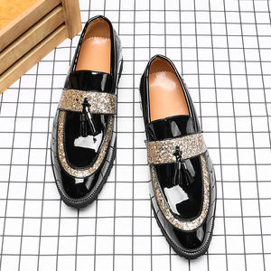 รองเท้าโลฟเฟอร์แบบสวม รุ่น 2558 Realm Plus 45 ลายพราง แต่งเลื่อม พู่ห้อย สไตล์อังกฤษ สำหรับผู้ชาย แฟชั่นฤดูร้อน - Product Image 3