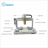 Machine de distribution automatique de colle thermofusible CNC de bureau, équipement de distribution de PCB industriel