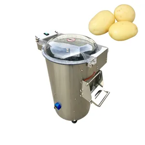 Máquina peladora y limpiadora de patatas, 220v, comercial, 550w, a la venta