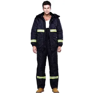 कस्टम मेड ठंडे कमरे भंडारण फ्रीजर जैकेट और पैंट सर्दियों सुरक्षा काम सूट