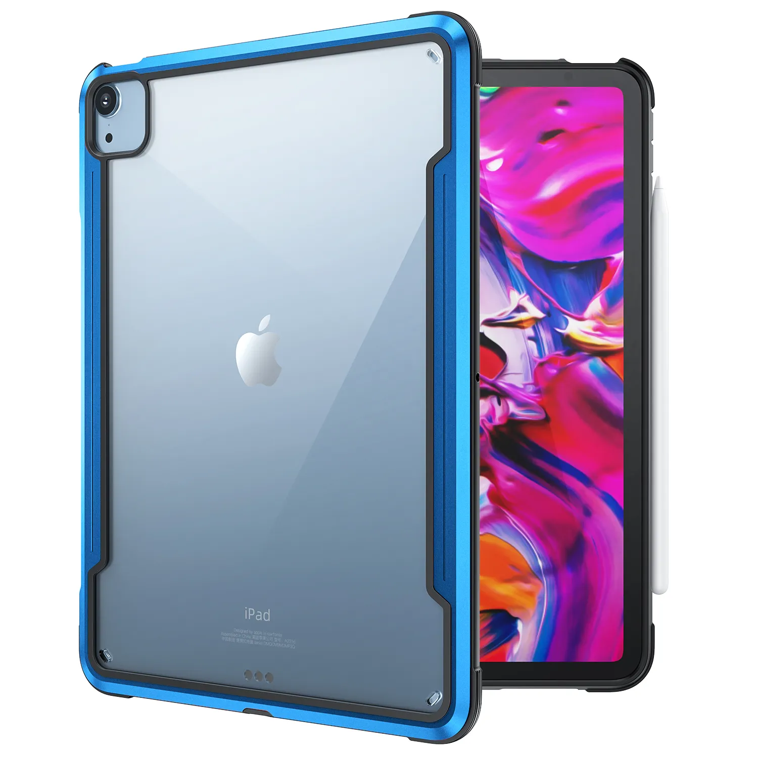 Sarung iPad Air4, sarung HP transparan Klasik anti syok 10.9 inci