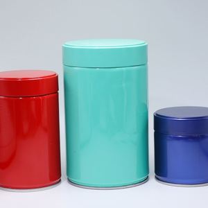 Customized 73*73mm Sealed Airtight 80g Matcha Coffee and <b>Tea</b> 30g Mini Packaging With Inner Plugs and Lids <b>Tin</b> Metal Round Cans - Product Image 2