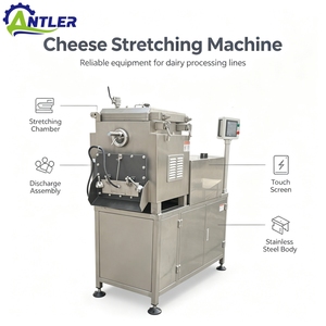 Máquina para Estirar Queso <span class=keywords><strong>Mozzarella</strong></span> de 10-50 KG con Calentamiento Eléctrico e Inyección de Vapor - Product Image 3