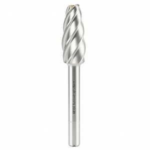 Fresa Rotativa de Punta Esférica TTAKE AB8500, Diámetro de 12.7 mm, Longitud de 25 mm, Carburo Sólido para Corte y Modelado de Precisión - Product Image 2