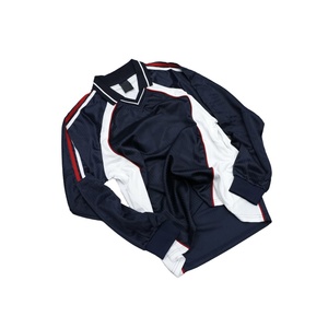 Conjunto de Camisetas Deportivas Personalizadas para Hombre, Cuello Redondo, Diseño de Bloques de Color, Estampado Frontal, Ropa de Otoño, 100% Poliéster Tejido - Product Image 5