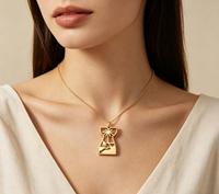 Collier pendentif en pierre de Guam en gros, hypoallergénique, bijoux de plage tropicaux de Micronésie