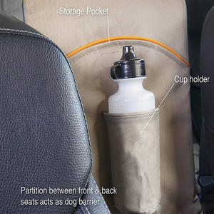 Puente para asiento trasero de perro, extensor de asiento para perros, barrera acolchada para coche de mascotas, Reversible, resistente al agua, ajuste Universal - Product Image 4