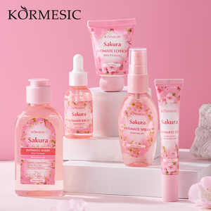 Ensemble de soins intimes pour femmes Kormesic Sakura, ingrédients naturels, produits d'hygiène féminine hydratants, non irritants, non toxiques - Product Image 1