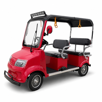 Voiturette de golf électrique SumEV 4 places avec phares LED, caméra de recul, autonomie de 50 km, certifiée CE, idéale pour la gestion des propriétés universitaires et communautaires