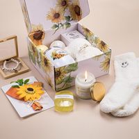 Articles promotionnels d'entreprise les plus vendus : Coffret cadeau de spa et de bain personnalisé parfumé avec porte-œufs pour femmes