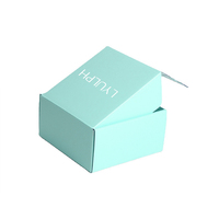 Boîtes d'expédition en carton personnalisées en gros pour vêtements, boîtes postales en papier avec logo privé, boîtes à fermeture éclair pour envoi postal