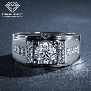 Anillo de boda personalizado de diamante Natural, oro de 10k, 14k, 18k, 24k, chapado en oro, blanco, amarillo, rosa, rojo, <span class=keywords><strong>1</strong></span>, 2, 3, 4, <span class=keywords><strong>5</strong></span>, 6 quilates, moissanita - Product Image 2