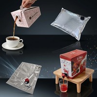 Sac en plastique aluminium dans la boîte 3L 5L 10L 20L 220L pour l'eau potable vin boisson, café, sac à bavette de qualité alimentaire