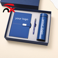 Nouvel ensemble cadeau d'entreprise avec logo personnalisé, tasse isotherme, bloc-notes et stylo, pour les activités de promotion d'entreprise