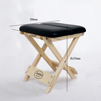 Portable Pliant Zen Banc Durable En Bois Gym Doux Chaise Yoga Tabouret Banc pour Pilates Équipement Accessoires